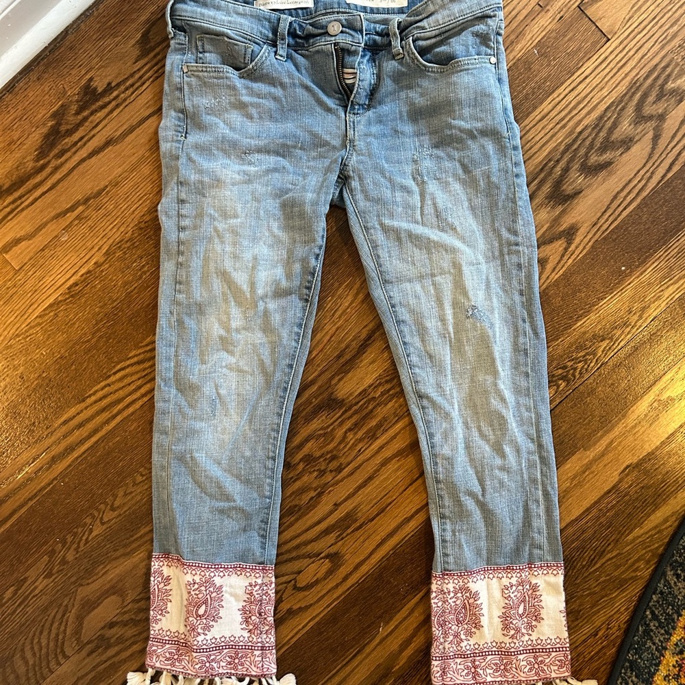 Anthropologie Jeans with tassels